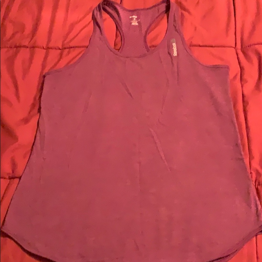 Rebook racerback shirt.  Size small